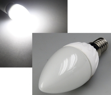 LED Kerzenlampe E14 "K50 SMD" weiß 5 SMD LEDs, 6000k, 420lm, 230V/5W