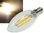 ChiliTec LED Kerzenlampe E14 "Filament K4" 3000k, 360lm, 230V/4W, warmweiß