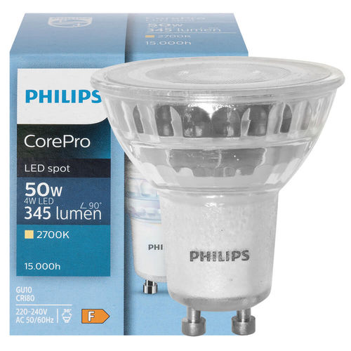Philips GU10 LED Strahler 4W 345Lm dimmbar warmweiss