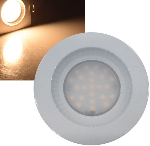 LED-Einbauleuchte neutralweiß 85x40mm, 5W, 460lm, IP54, Gehäuse weiß